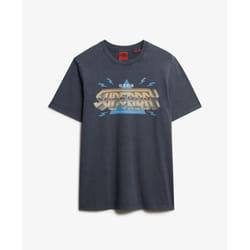 T-Shirt Rock Band Relaxed Coton Noir