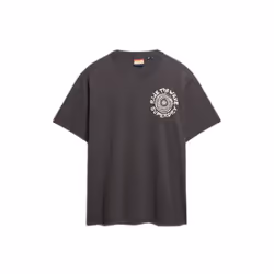 T-Shirt Narrative Loose Coton Noir