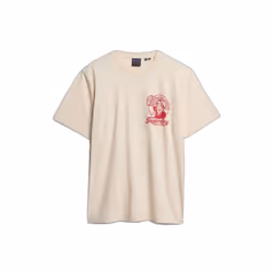 T-Shirt Trade Tools Loose Coton Beige