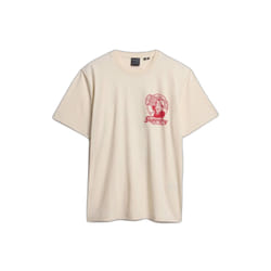 T-Shirt Trade Tools Loose Coton Beige
