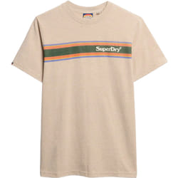 T-shirt décontracté à rayures avec logo Superdry Venue