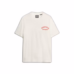 T-Shirt Neo Trad Tattoo Loose Coton Blanc