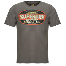 T-Shirt Gasoline Relaxed Coton Marron