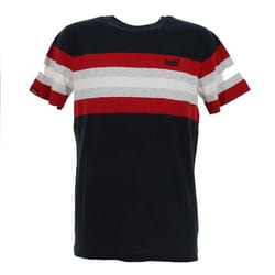 T shirt Superdry Essential Stripe Homme Bleu