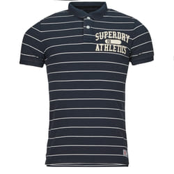 Polo Vintage Athletic Coton Bleu
