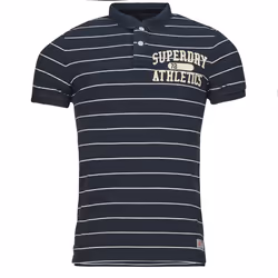 Polo Vintage Athletic Coton Bleu