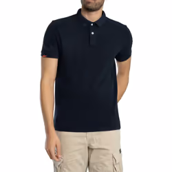Polo Superdry Vintage Eclipse Homme Bleu
