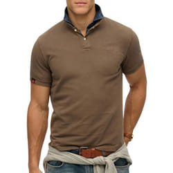 Polo Vint Destroy Coton Marron
