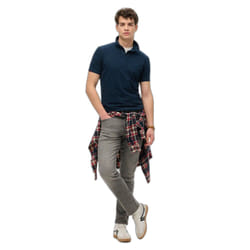 Polo Essential Coton Bleu