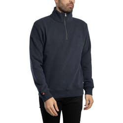Sweatshirt Essential Henley Polyester Bleu