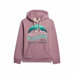 Sweatshirt Cl Great Outdoors Relaxed Coton Rose
