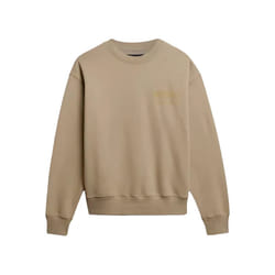 Sweat Superdry Varsity Loose Femme Beige