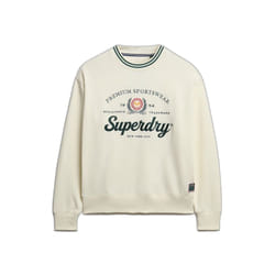 Sweatshirt Country Club Loose Coton Beige