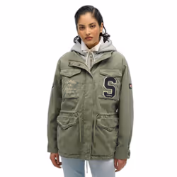 Veste Emb Military Coton Vert