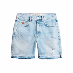 Short Superdry Essential Femme Bleu