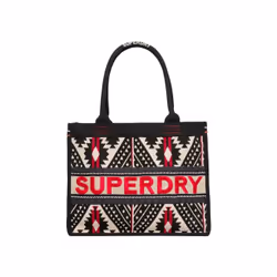Sacs à main Superdry Fourre Tout Brode Femme Noir