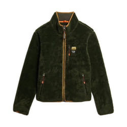 Veste A Zip SuperDry Polaire Outdoor - Vert Olive Surplus