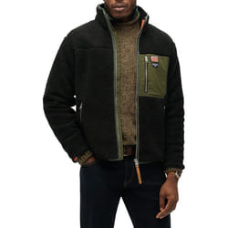 Veste Vintage Retro Polyester Noir