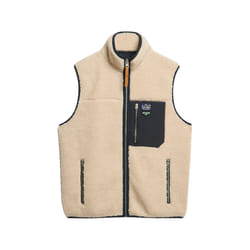 Gilet Vintage Retro Polyester Beige