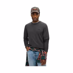 Sweatshirt Classic Essential Coton Gris