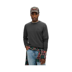 Sweatshirt Classic Essential Coton Gris