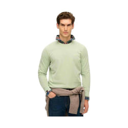 Sweatshirt Classic Essential Coton Vert