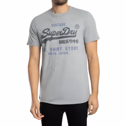 T-Shirt Vl Heritage Relaxed Coton Gris