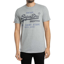 T-Shirt Vl Heritage Relaxed Coton Gris