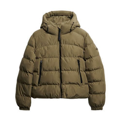 Doudoune Capuche SuperDry Sports Puffer - Kaki