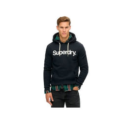 Sweat Superdry Core Logo Homme Bleu - S