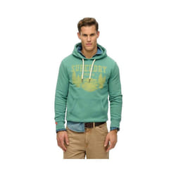 Sweatshirt Lo-Fi Mono Relaxd Coton Vert