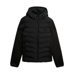 Doudoune Superdry Storm Knit Hybrid - Noir marl