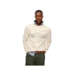 Sweat Superdry Athletic Essentials Homme Beige - S