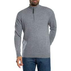 Pull Demi-Zip En Laine Mélangée - Superdry