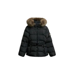 Doudoune Superdry Femme Fuji Belted Noir Synthétique