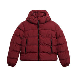 Doudoune Capuche SuperDry Sports Puffer - Rouge Stanton