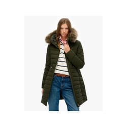 Manteau Superdry Femme Fuji Kaki Synthétique