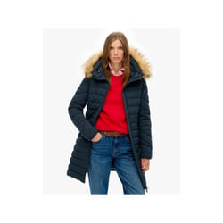 Manteau Superdry Femme Fuji Bleu Synthétique