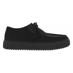 Chaussures À Lacets En Daim Noir Pour Homme