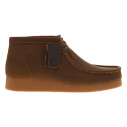 Bottines cuir patiné CLARKS marron