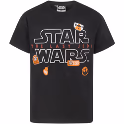 Star Wars: The Last Jedi - T-shirt - Garçon (Noir)