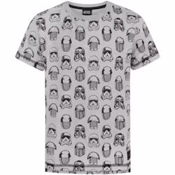 Star Wars: The Last Jedi - T-shirt - Garçon (Gris chiné / Noir)