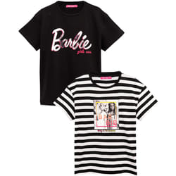 Barbie - T-shirts - Fille (Noir / Blanc)