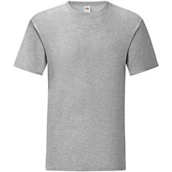 Fruit of the Loom - T-shirt ICONIC - Homme (Gris clair Chiné)