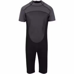 Regatta - Combinaison de plongée SHORTY - Homme - Taille S-M (Noir / Gris foncé)