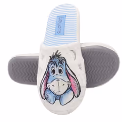 Winnie the Pooh - Chaussons - Femme (Bleu / Blanc / Gris)