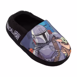 Star Wars: The Mandalorian - Chaussons - Garçon (Noir / Bleu)