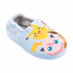 Pokemon - Chaussons - Fille (Bleu pastel / Jaune / Rose)