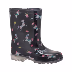 Mountain Warehouse - Bottes de pluie SPLASH - Enfant (Fuchsia / Noir / Blanc)