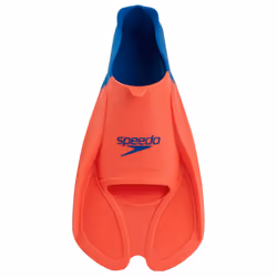 Speedo - Palmes de plongée - Adulte - Taille 34-36 FR (Orange foncé / Bleu)